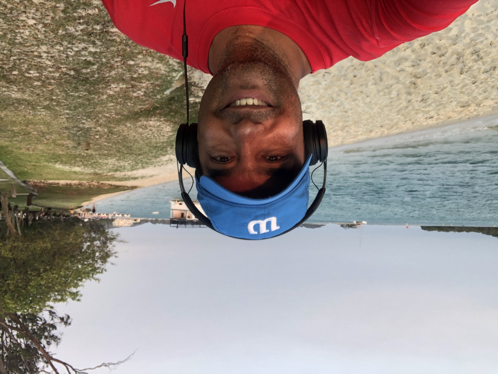 Patrick, founder of On The Fish, on the beach